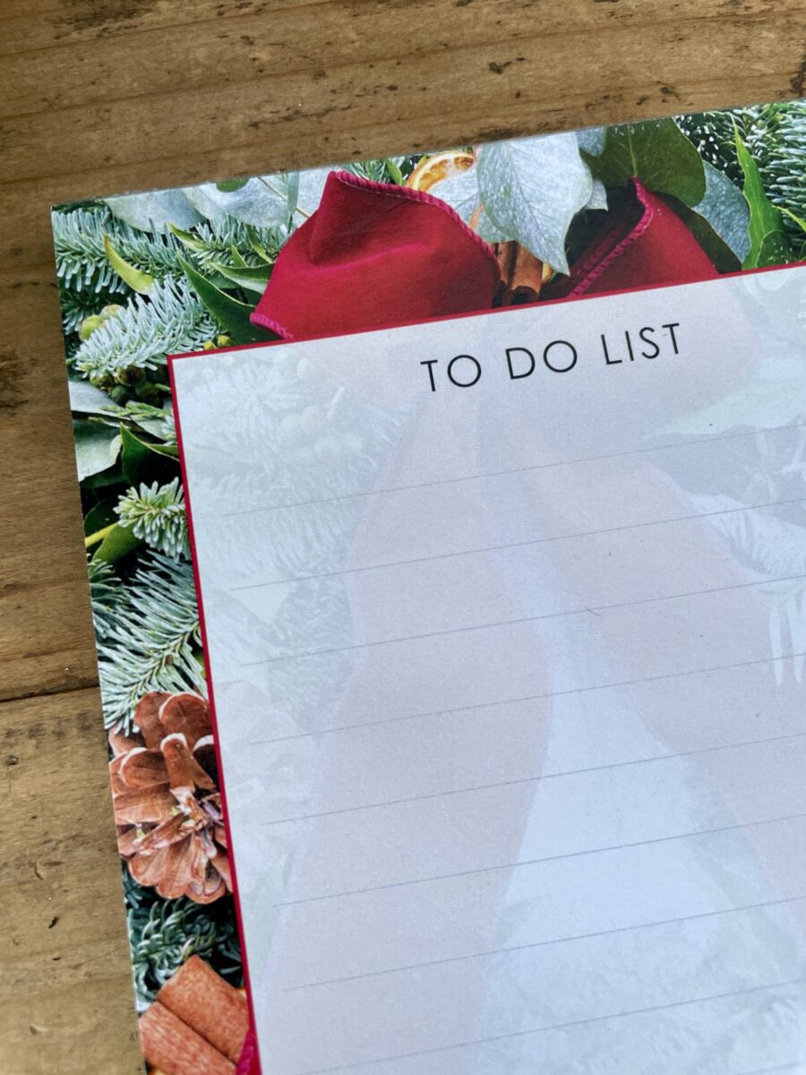 Home for Christmas A6 To Do List image 4