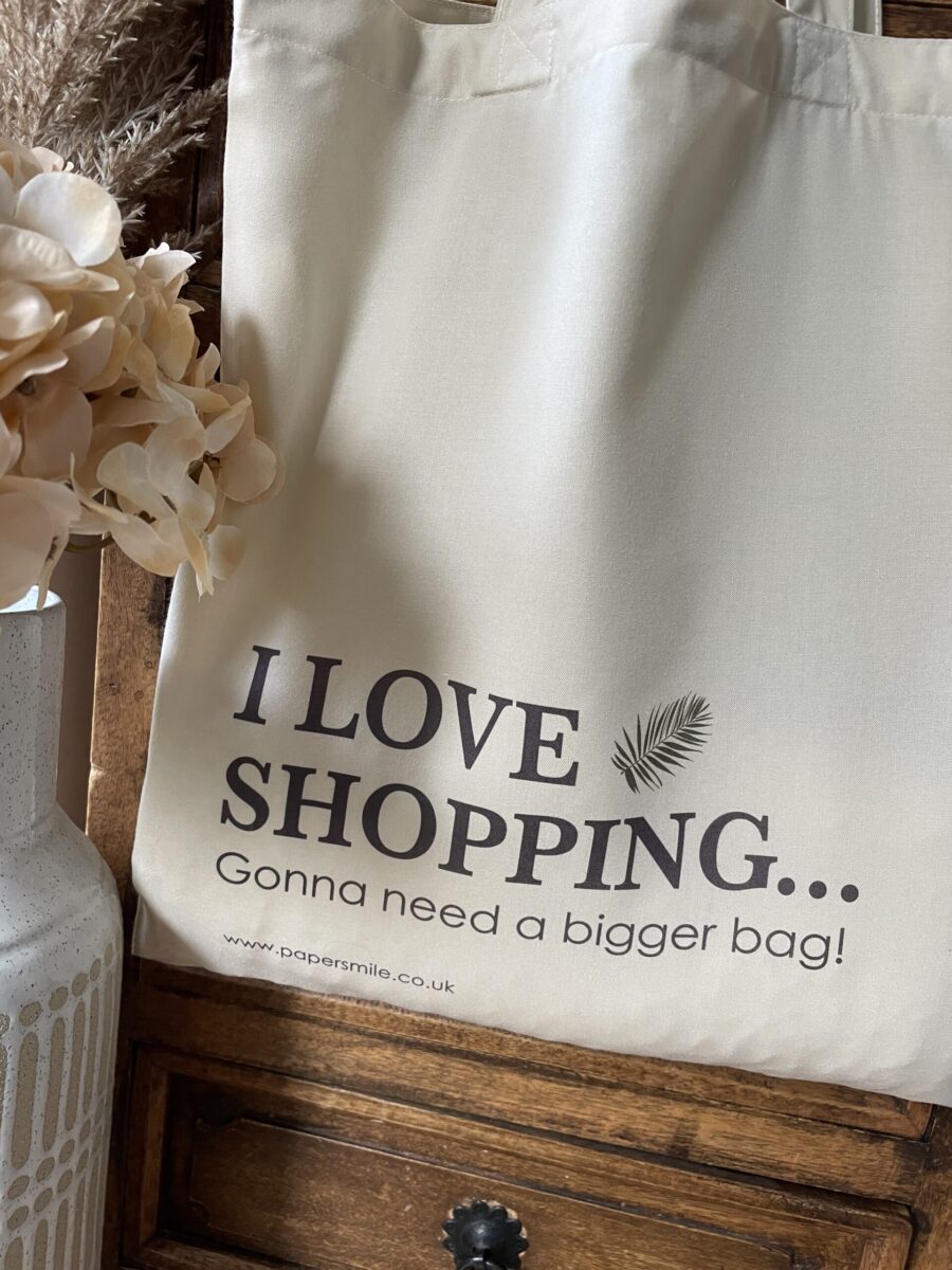 I Love Shopping, Tote Bag image 4