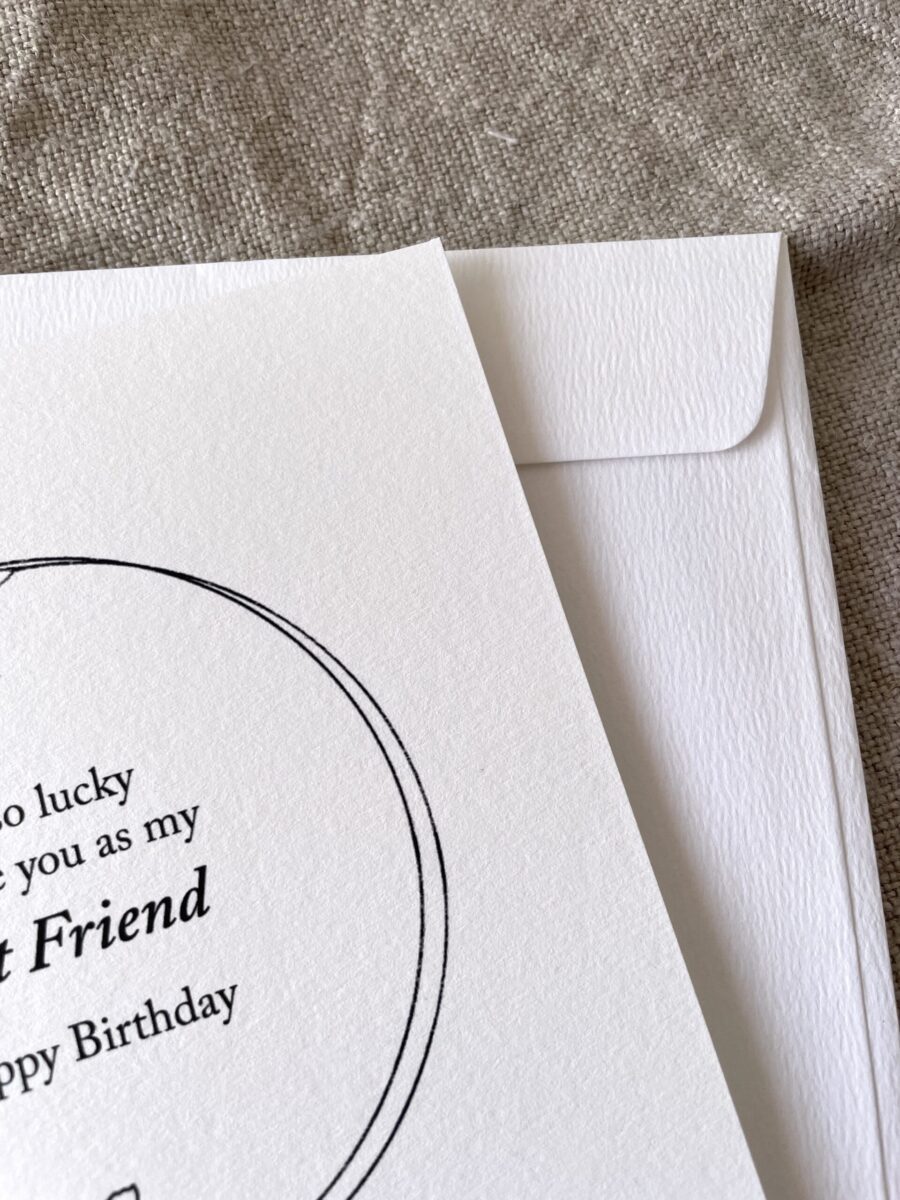 Best Friend Floral Birthday Card image 5