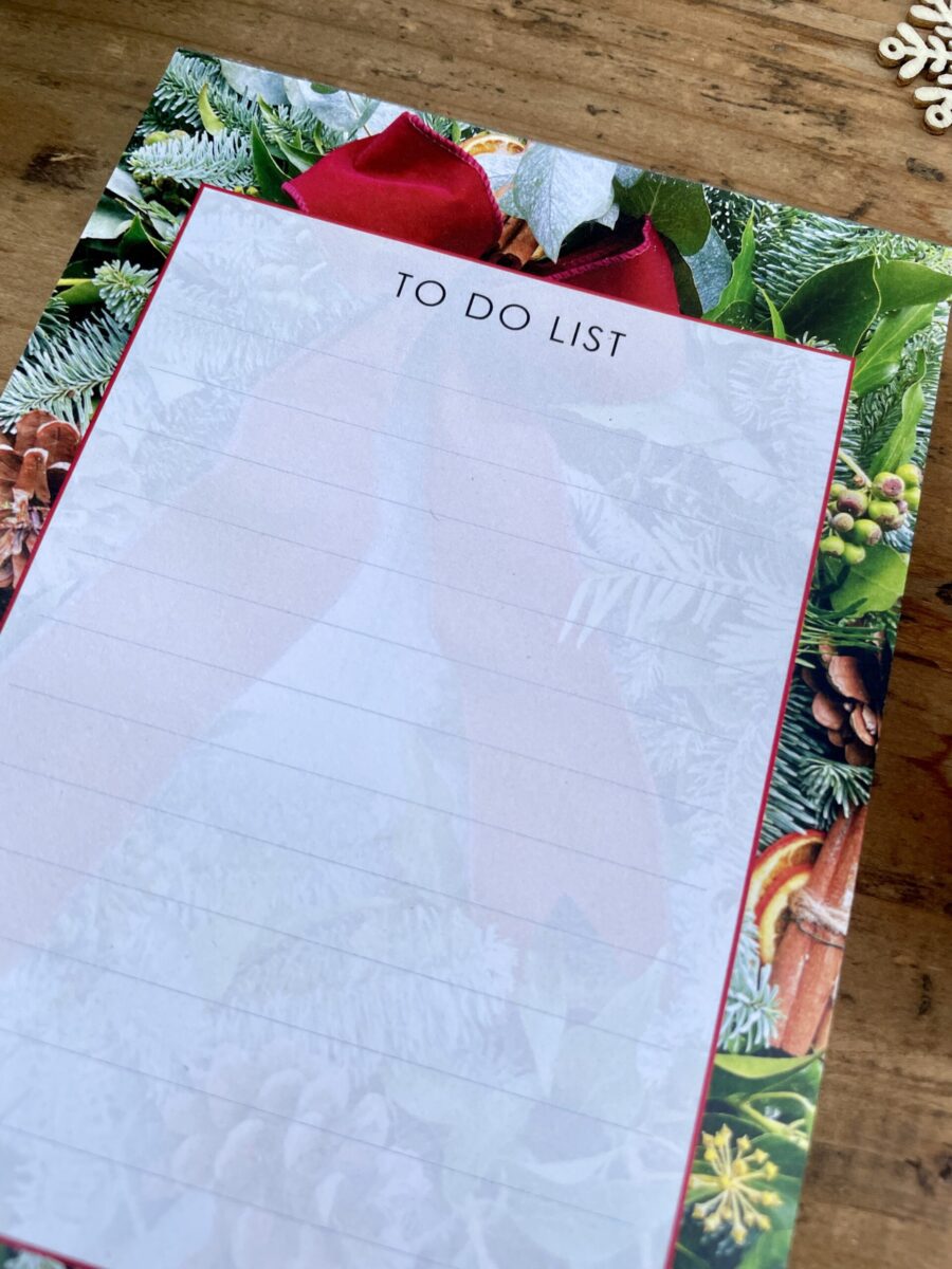 Home for Christmas A6 To Do List image 7