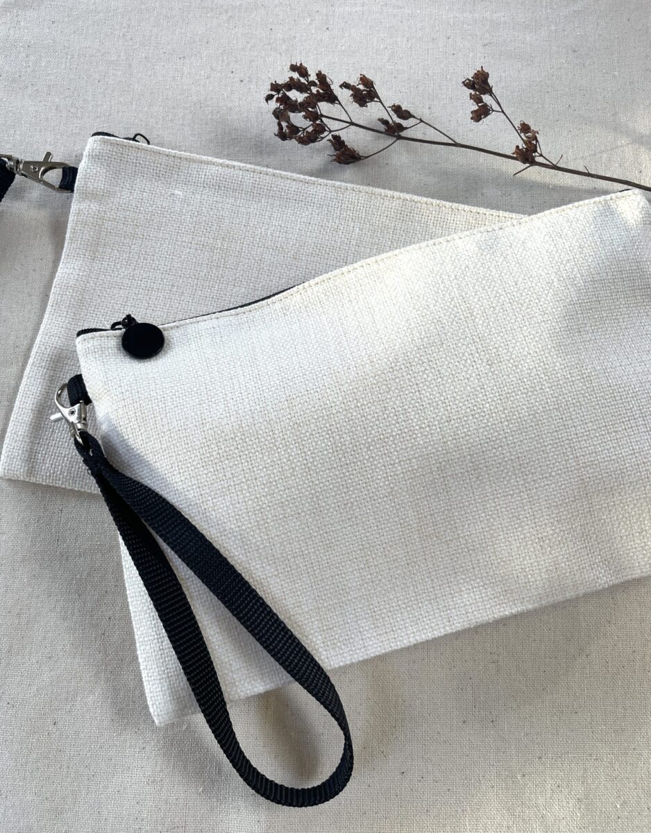 Blooming Lovely, Linen Bag with Wristlet image 3