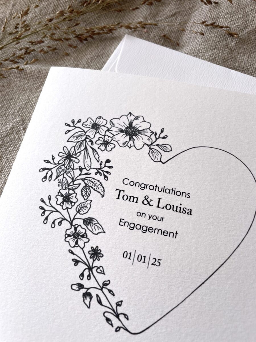 Personalised Card For Engagement or Wedding image 3