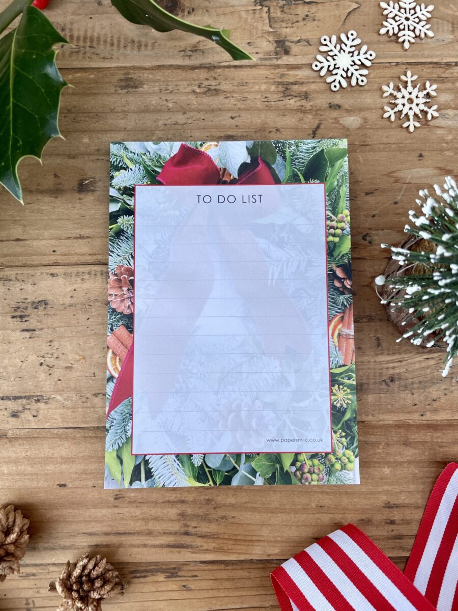 Home for Christmas A6 To Do List image 9