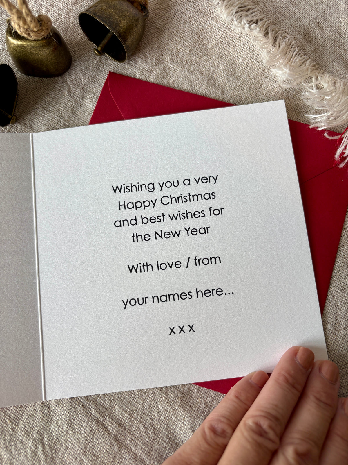 Personalised Christmas Card - Single & Pack - 079