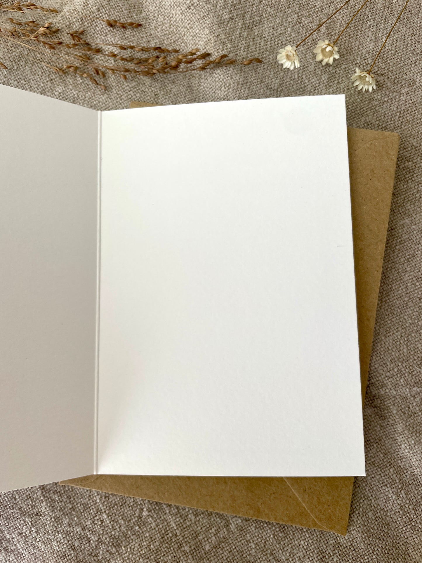 Just to say, Illustrated Luxury Floral Card