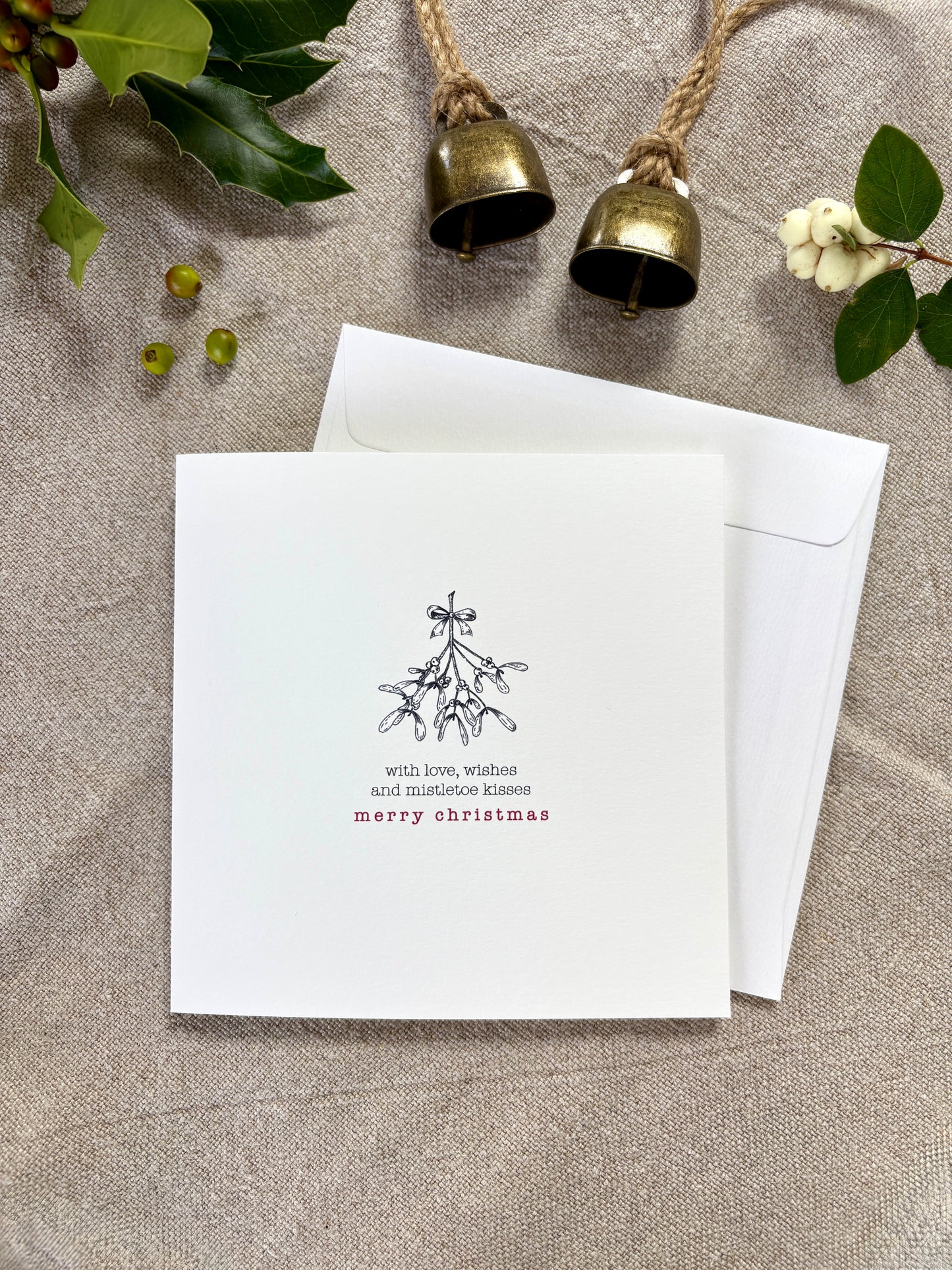 Mistletoe, Christmas Card