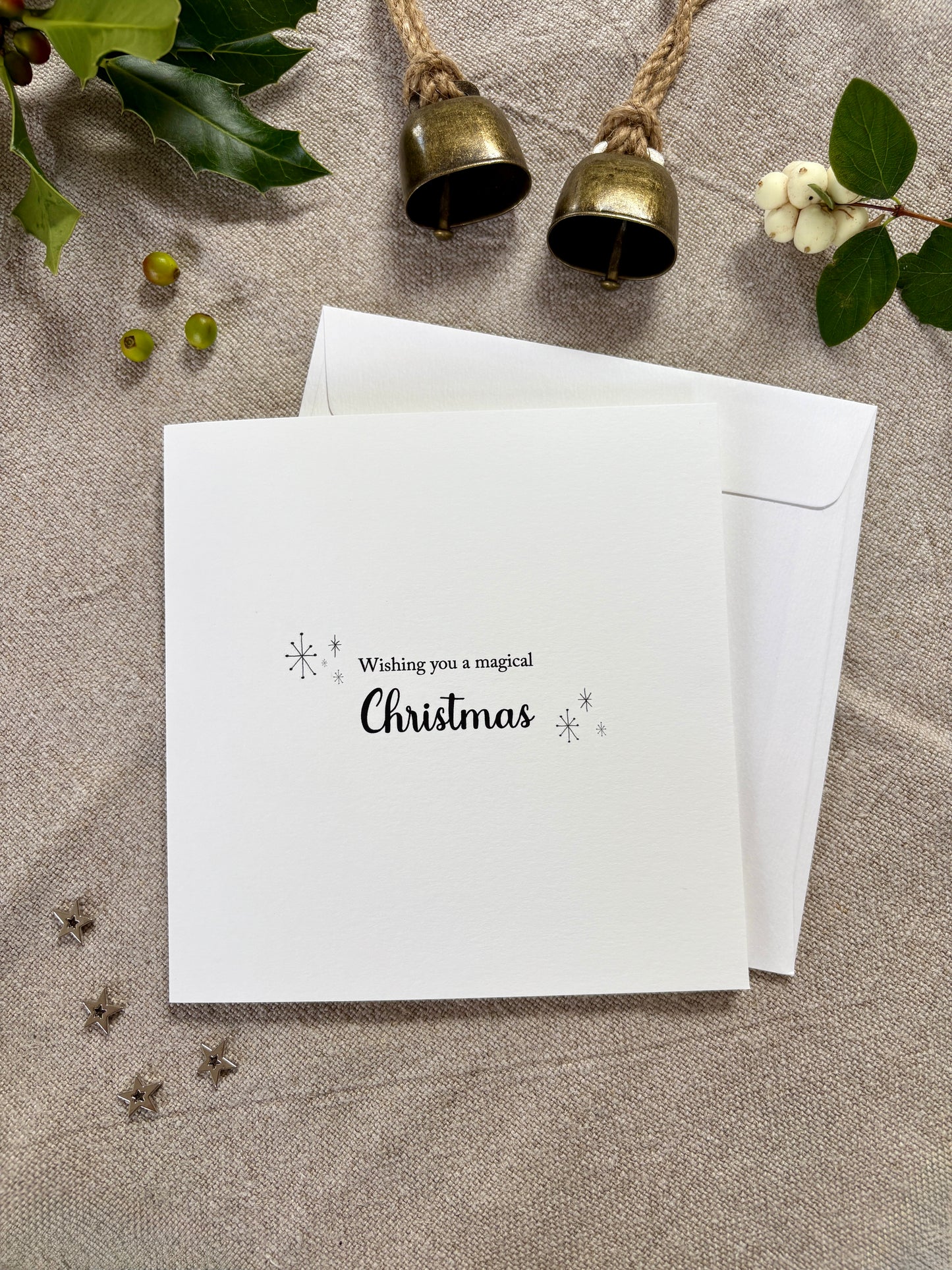 Wishing you a magical Christmas, Card