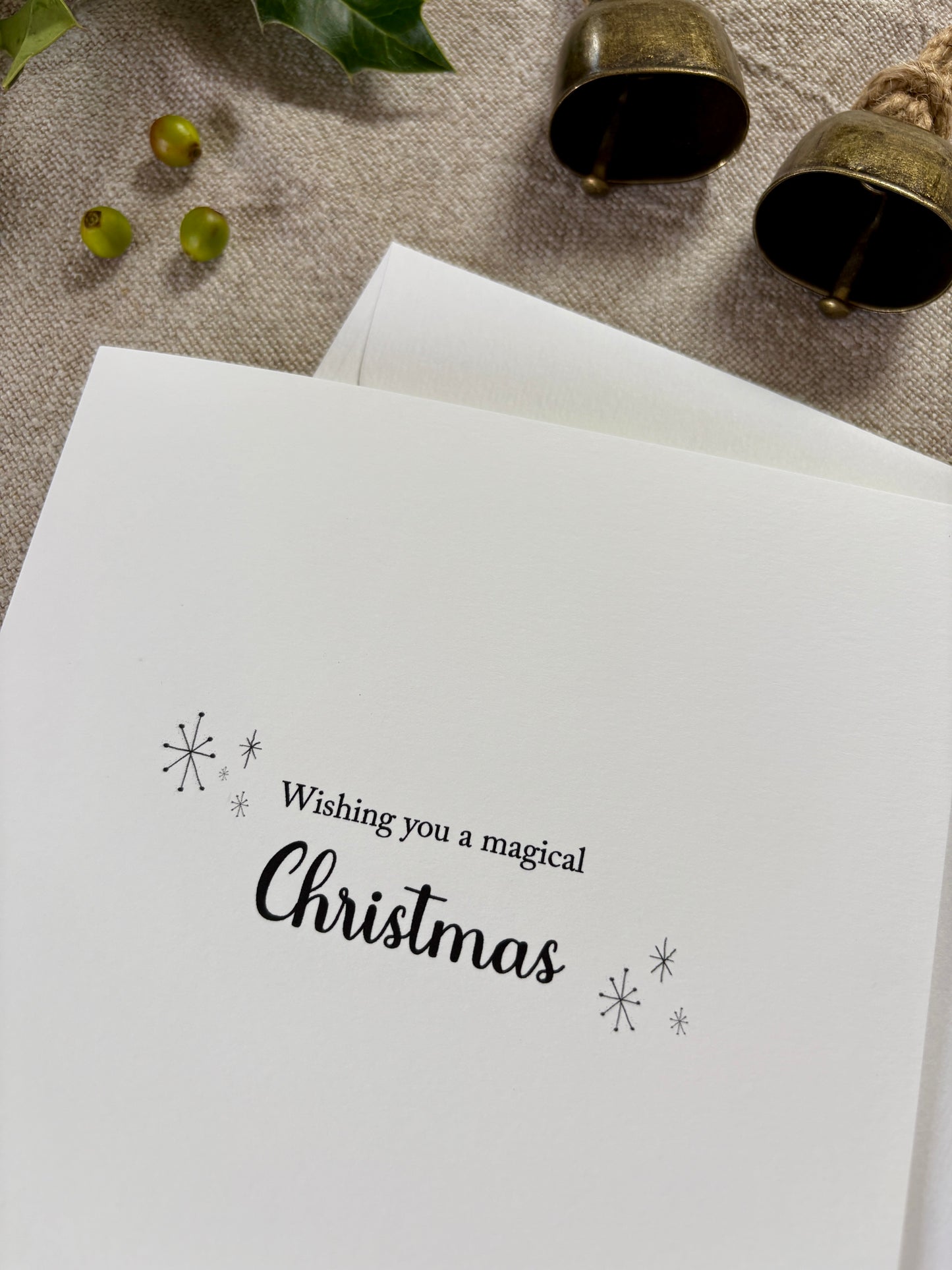 Wishing you a magical Christmas, Card