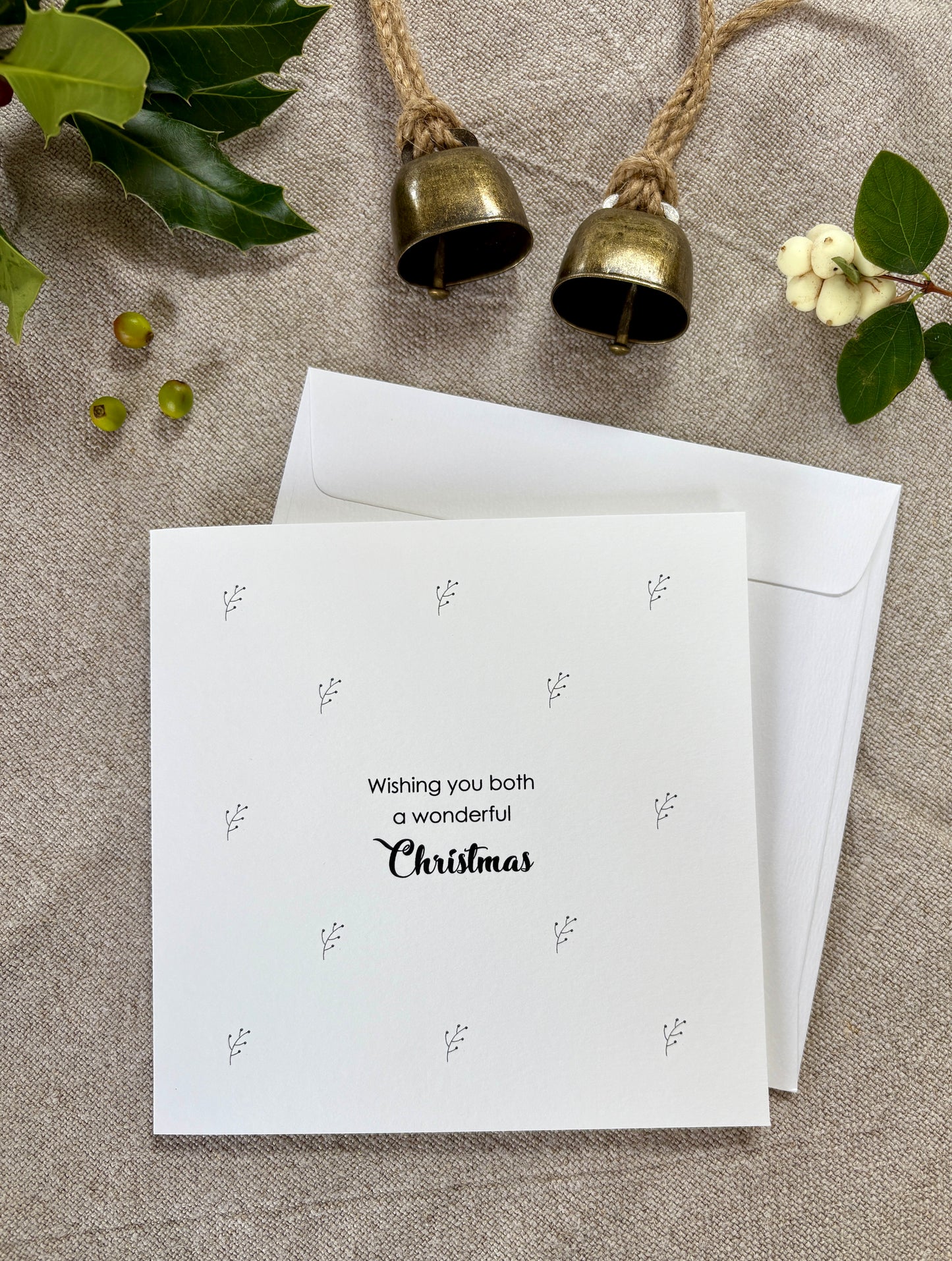 Wishing you both a wonderful Christmas, Card