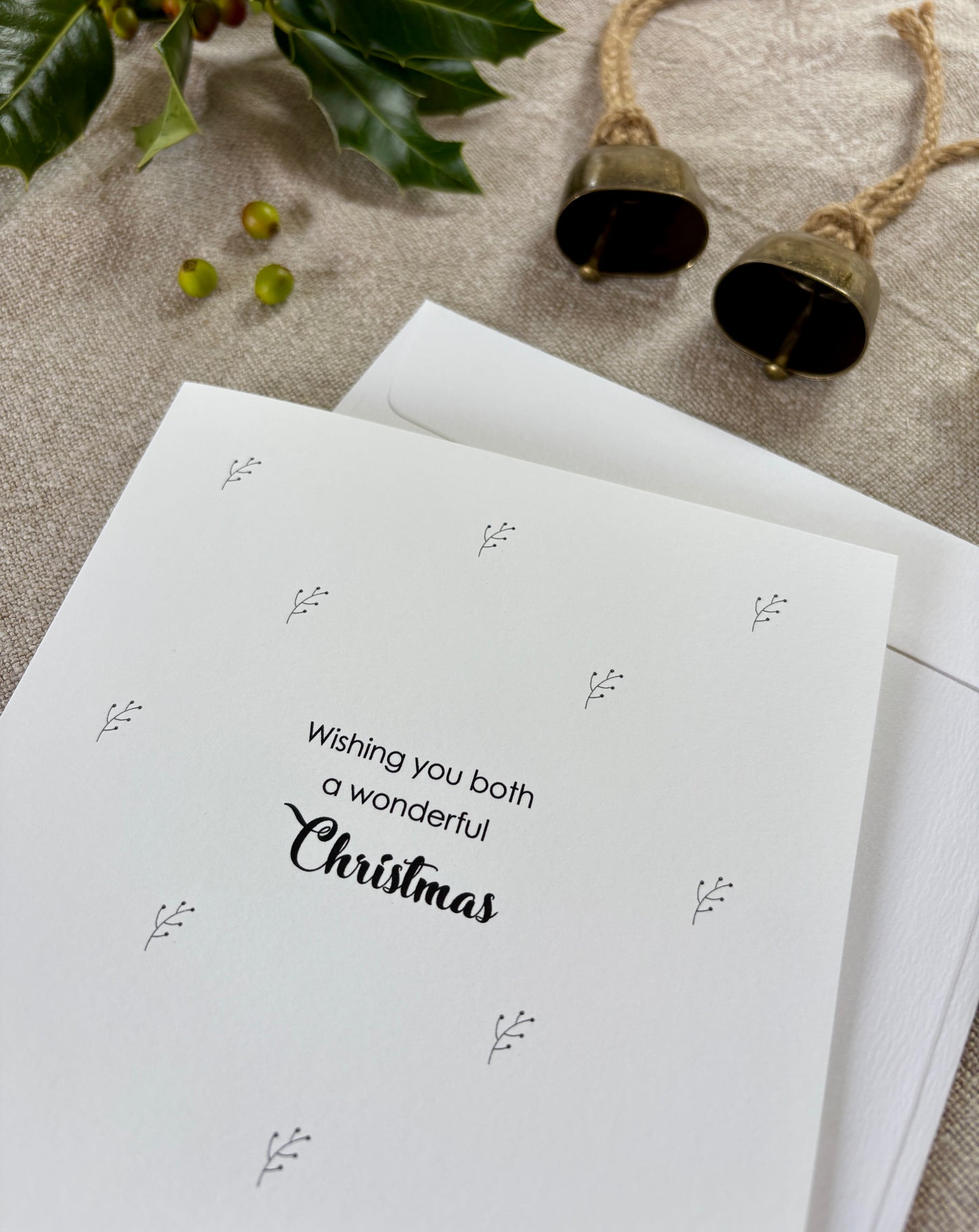 Wishing you both a wonderful Christmas, Card
