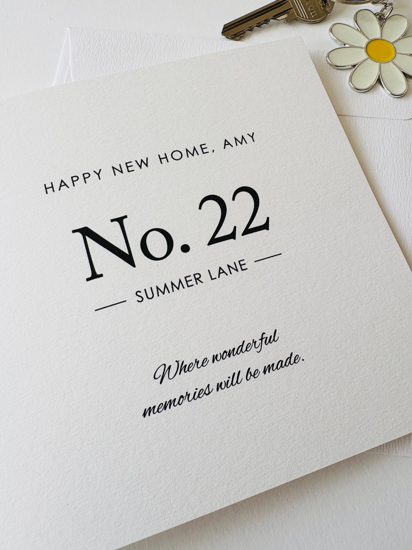 Personalised New Home, Card