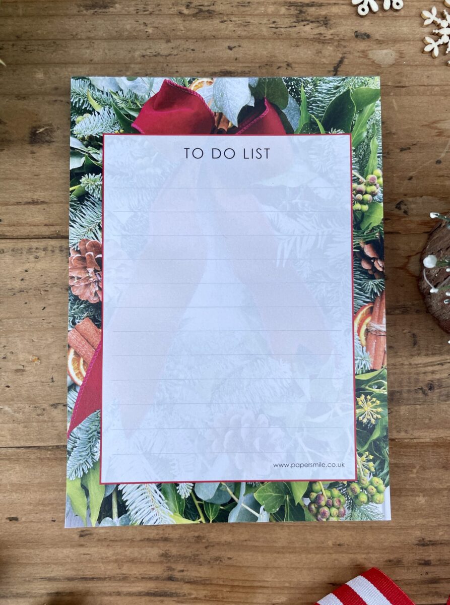 Home for Christmas A6 To Do List image 8