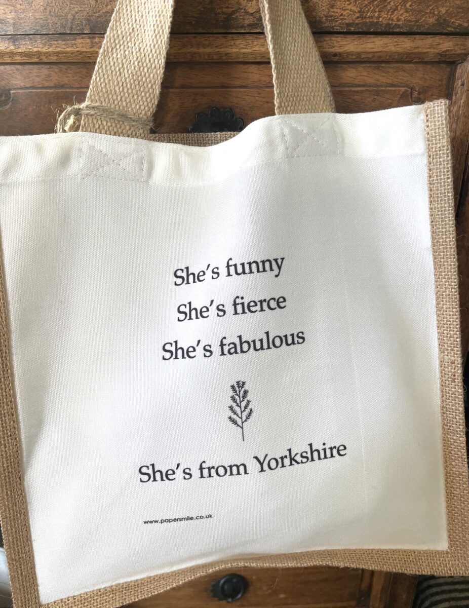 Yorkshire, Jute Shopping Bag image 5