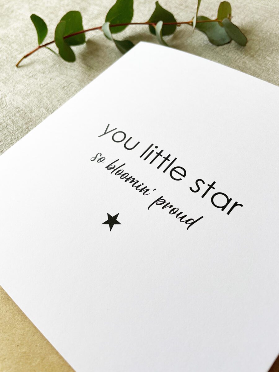 Little Star, Proud Card image 1