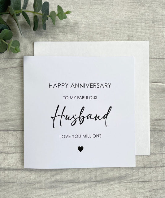 Husband Anniversary Card image 0