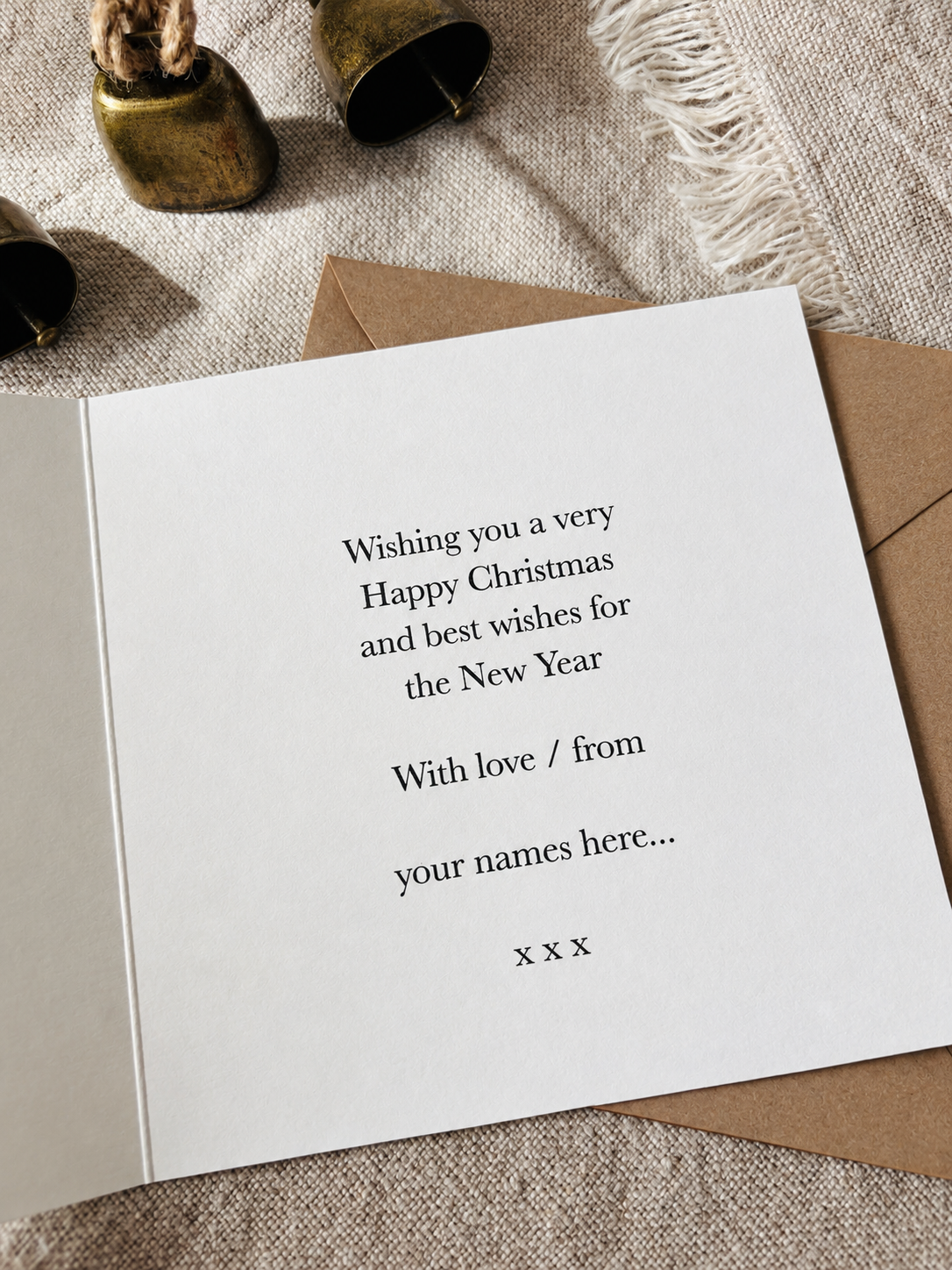 Personalised Christmas Card - Single & Pack - 084