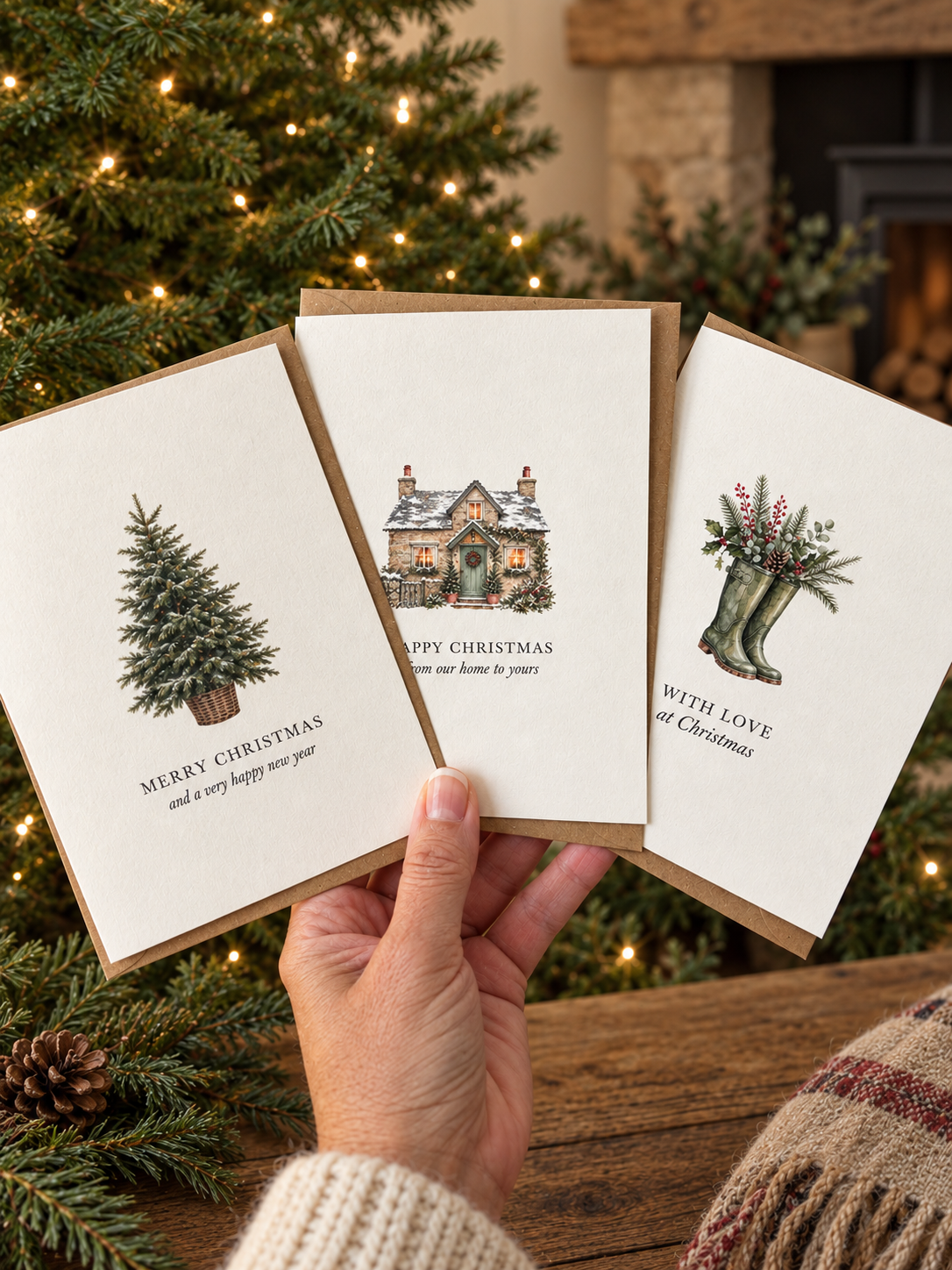 6 Pack - Luxury Christmas Cards