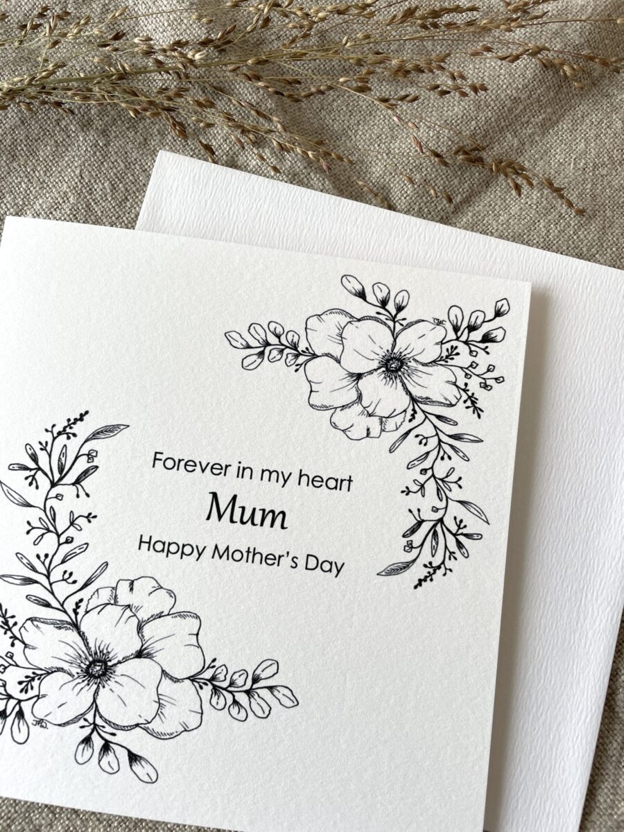 Forever in my heart Mum, Mother's Day Card image 1