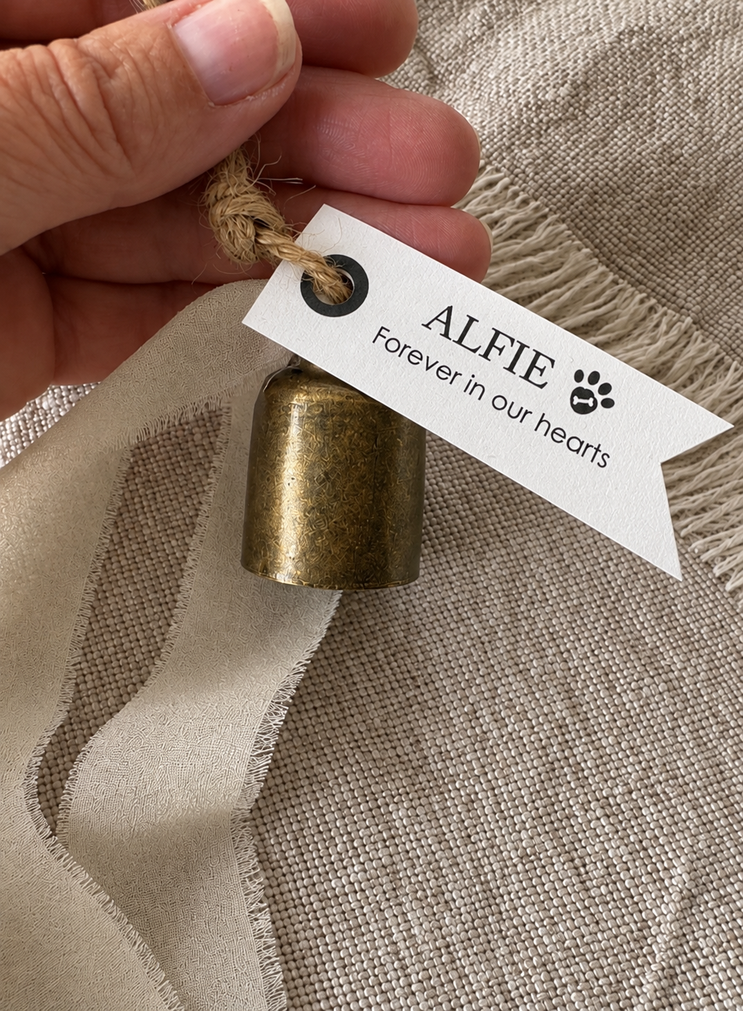 Dog & Cat with any name - Forever in our hearts. Christmas Tree Decoration