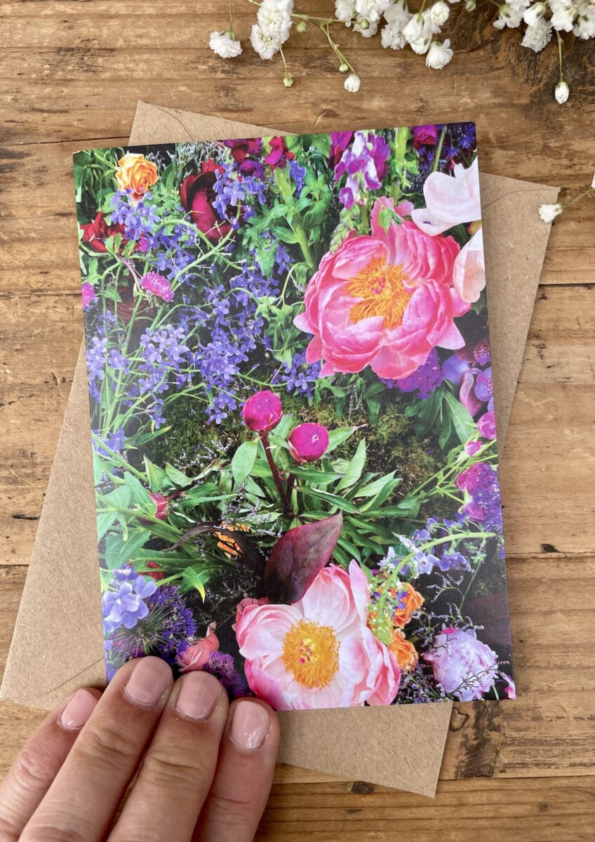 Blooming Wonderful A6 Blank Greeting Card image 0