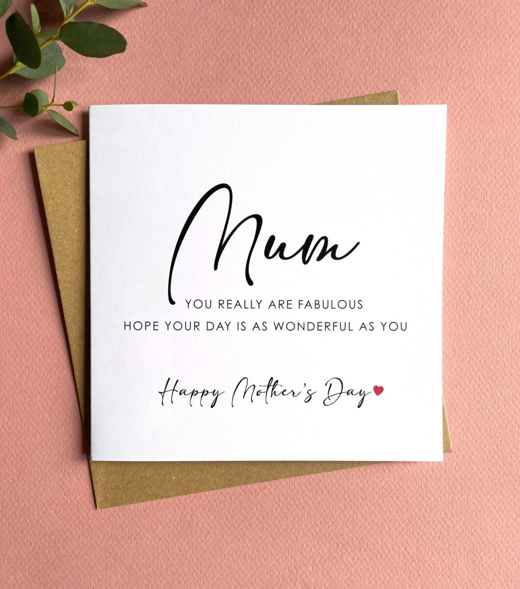 Fabulous Mum, Mother's Day Card image 0
