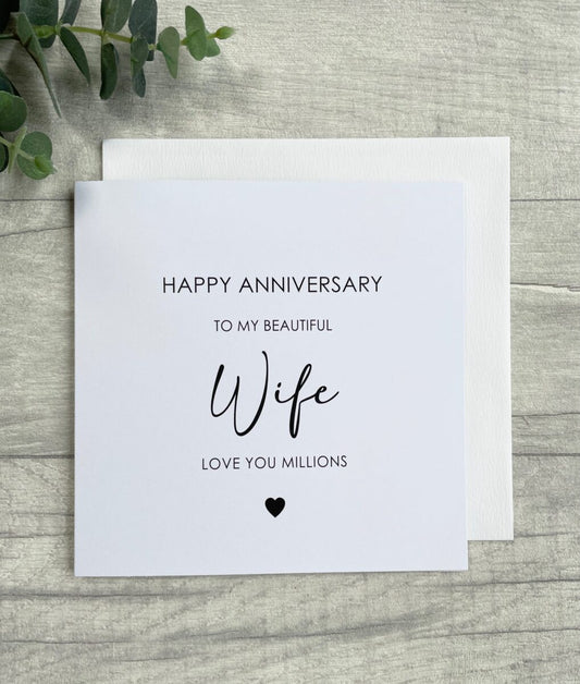 Wife Anniversary Card image 0