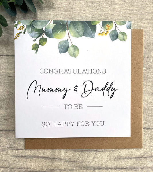 Mummy & Daddy To Be, Card image 0