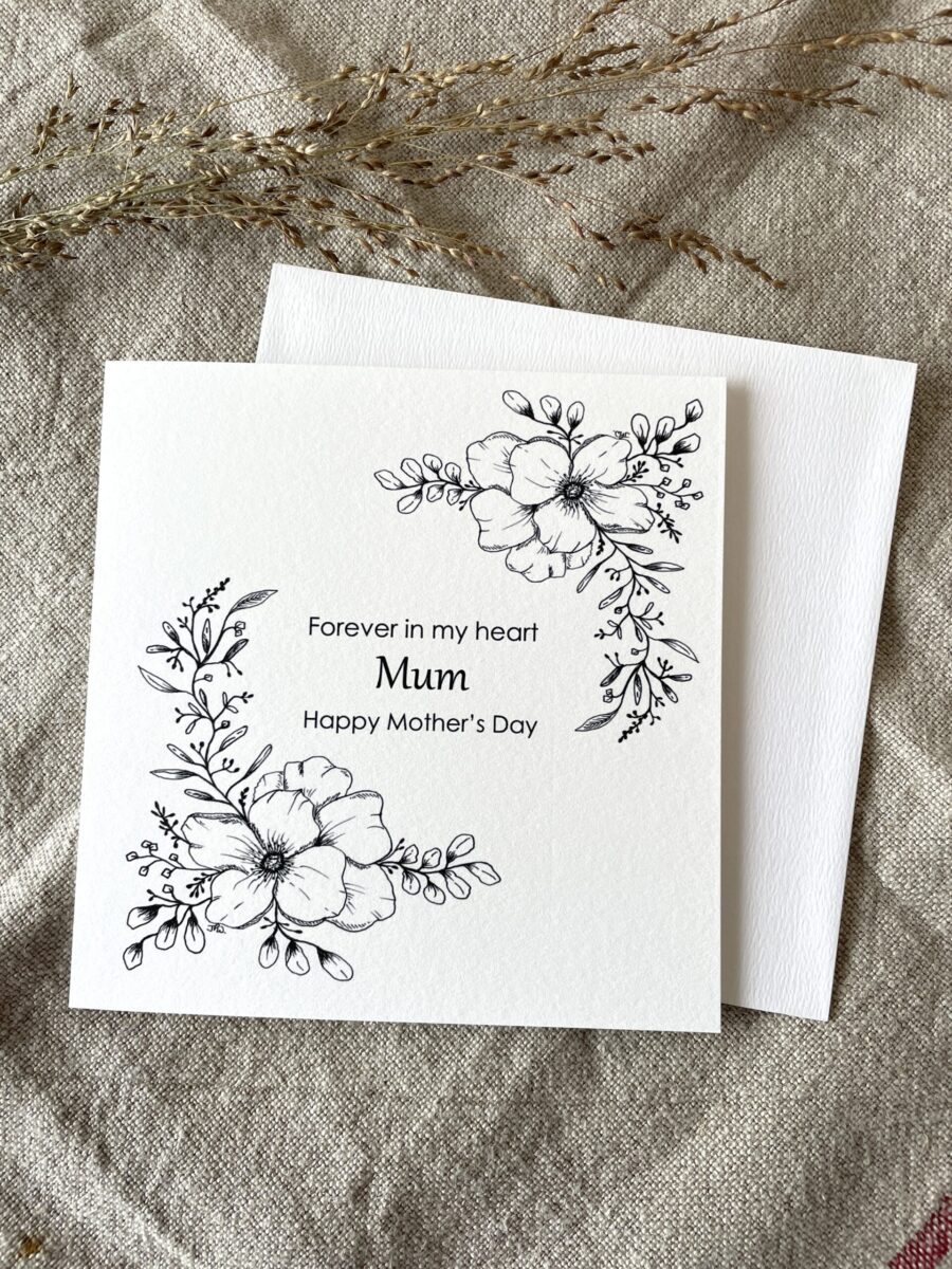 Forever in my heart Mum, Mother's Day Card image 3