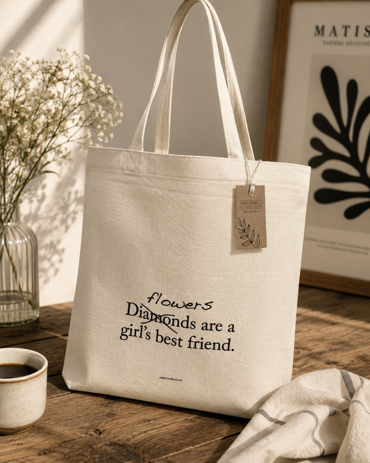 A girl's best friend, Tote Bag