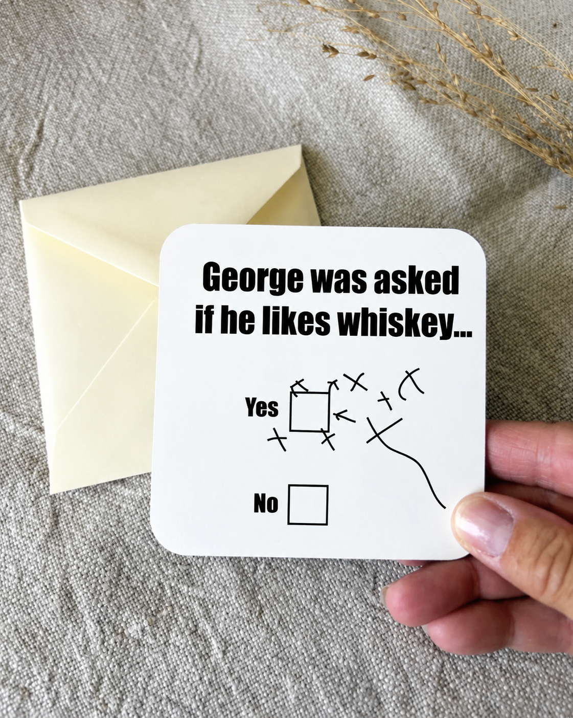 Whiskey Coaster with NAME