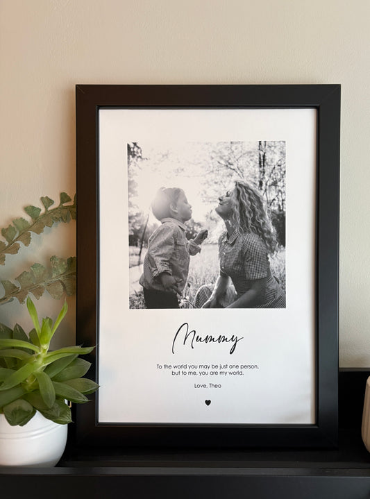 Personalised Mother's, Father's Day Gift, Custom Print, Gift For Mum, Dad, Mummy, Daddy, Grandma, Grandad, Nana, Nanny etc.