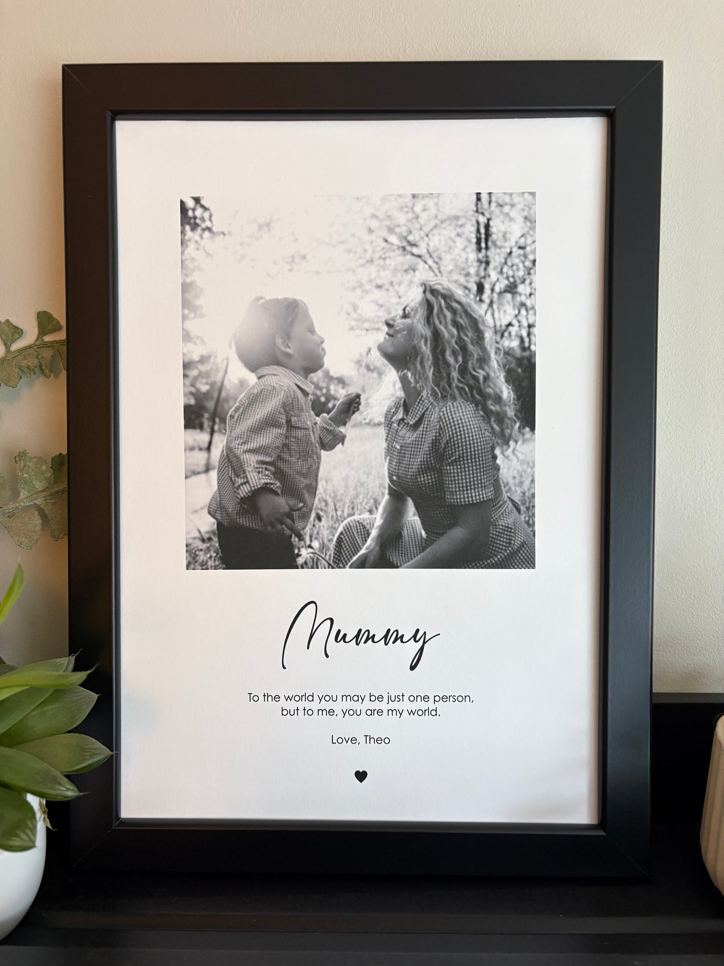 Personalised Mother's, Father's Day Gift, Custom Print, Gift For Mum, Dad, Mummy, Daddy, Grandma, Grandad, Nana, Nanny etc.