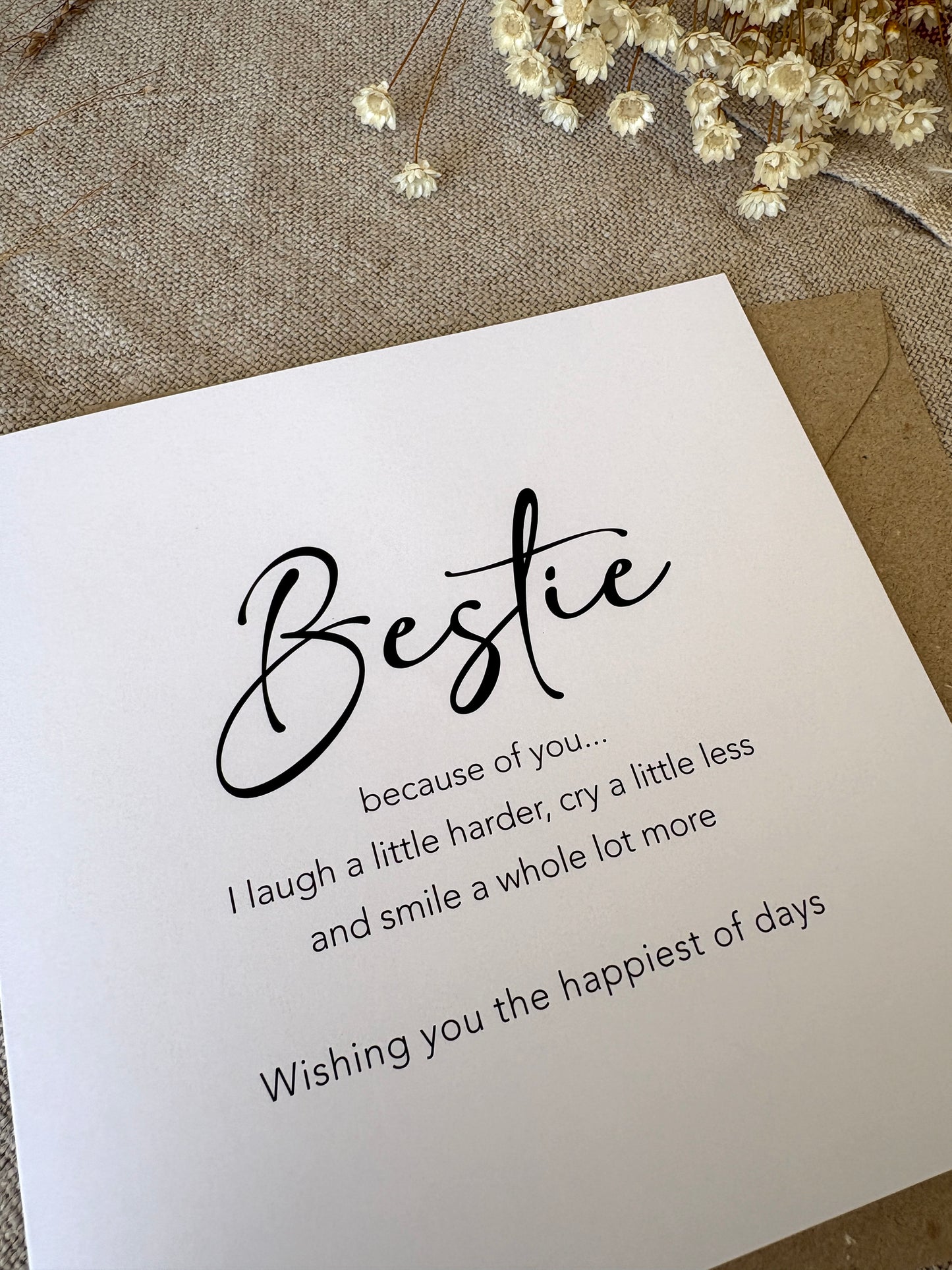 Bestie Card