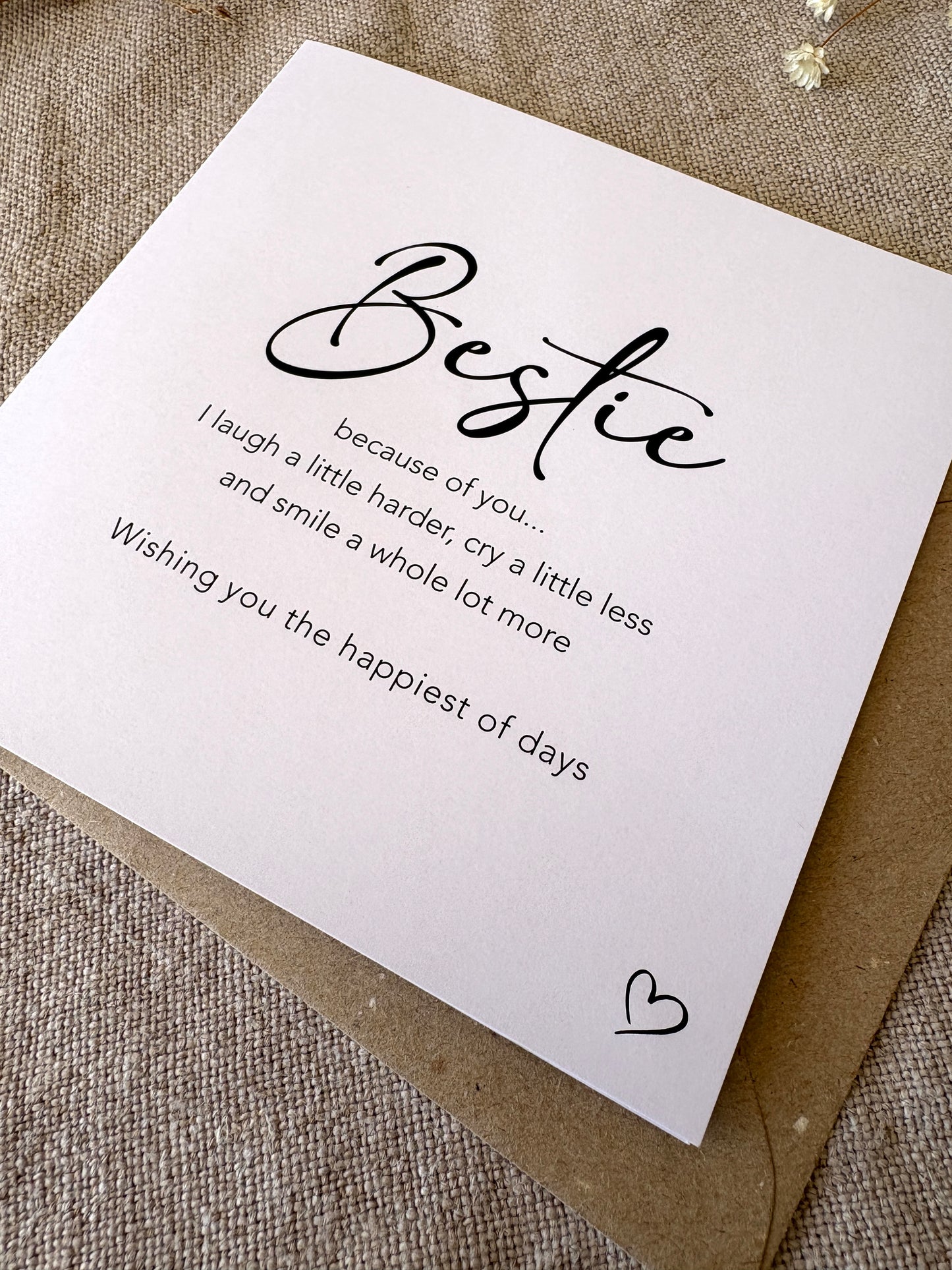 Bestie Card
