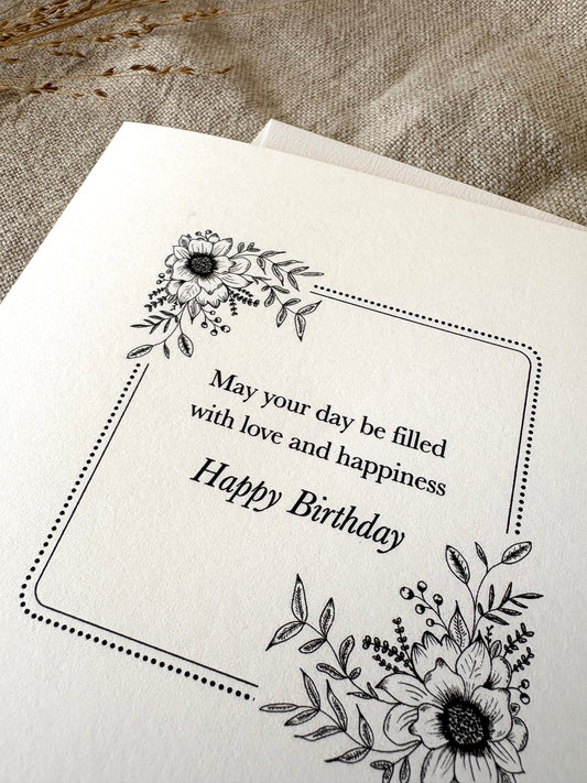 Love and Happiness, Birthday Card