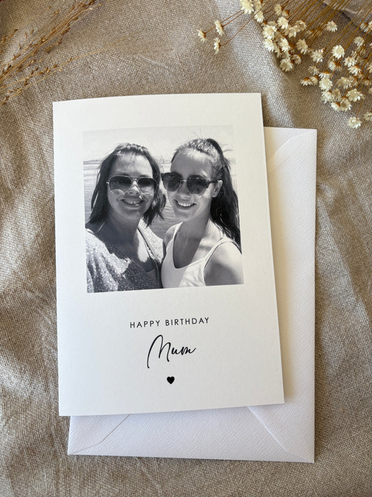 Any Name, Photo Birthday Card