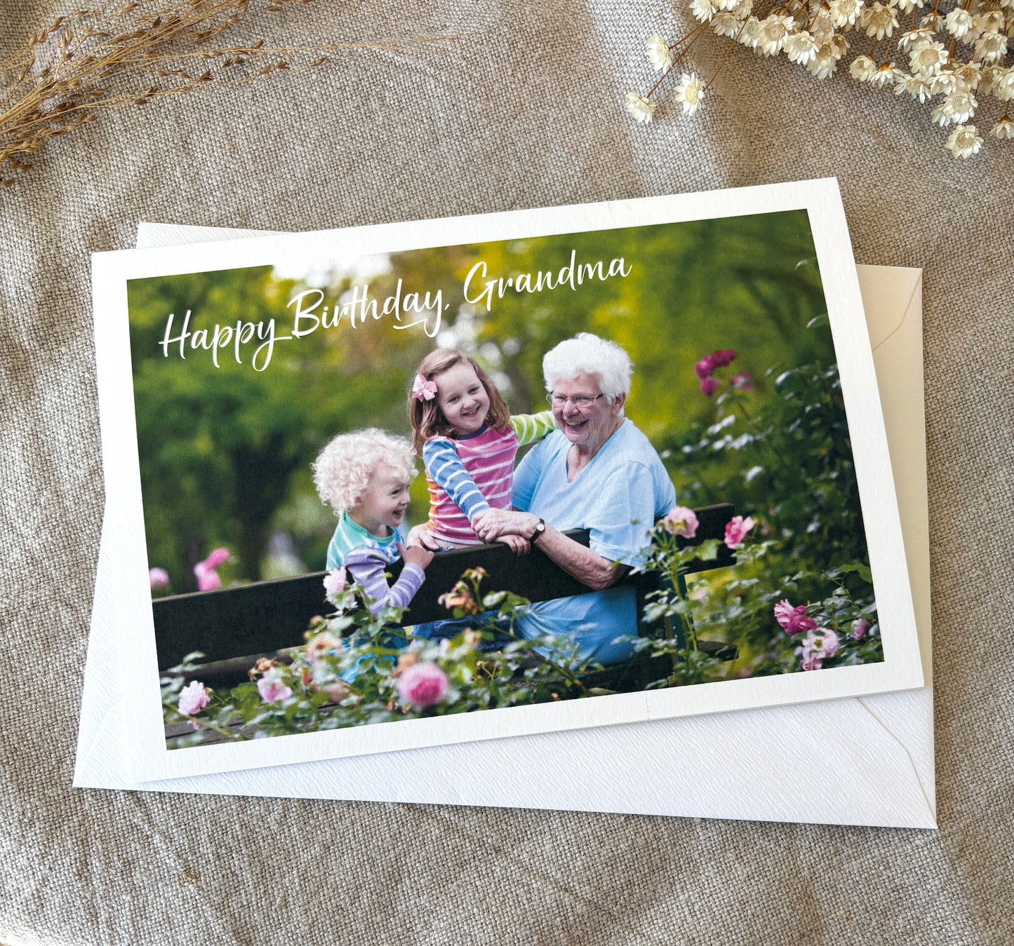 Any Name, Landscape Photo Birthday Card