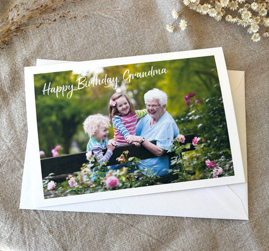 Any Name, Landscape Photo Birthday Card