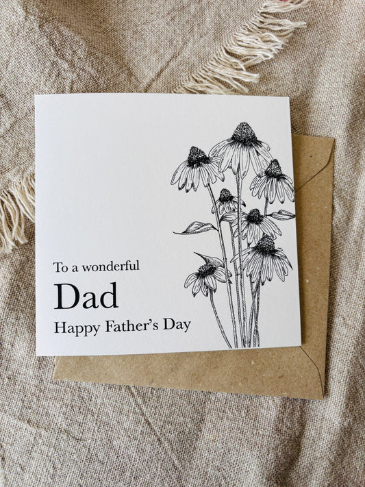 Wonderful Dad, Father's Day Card