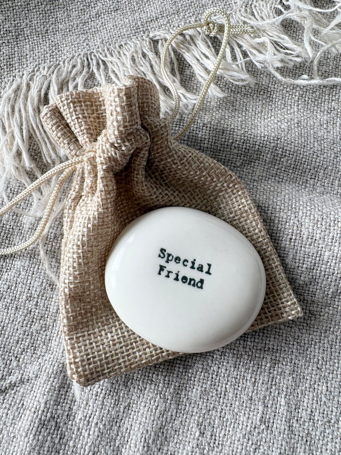 Special Friend, Keepsake Pebble in Gift Bag