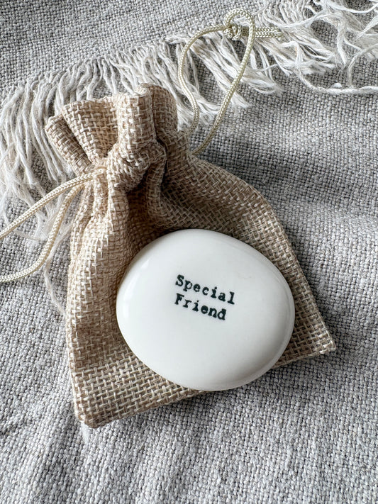 Special Friend, Keepsake Pebble in Gift Bag