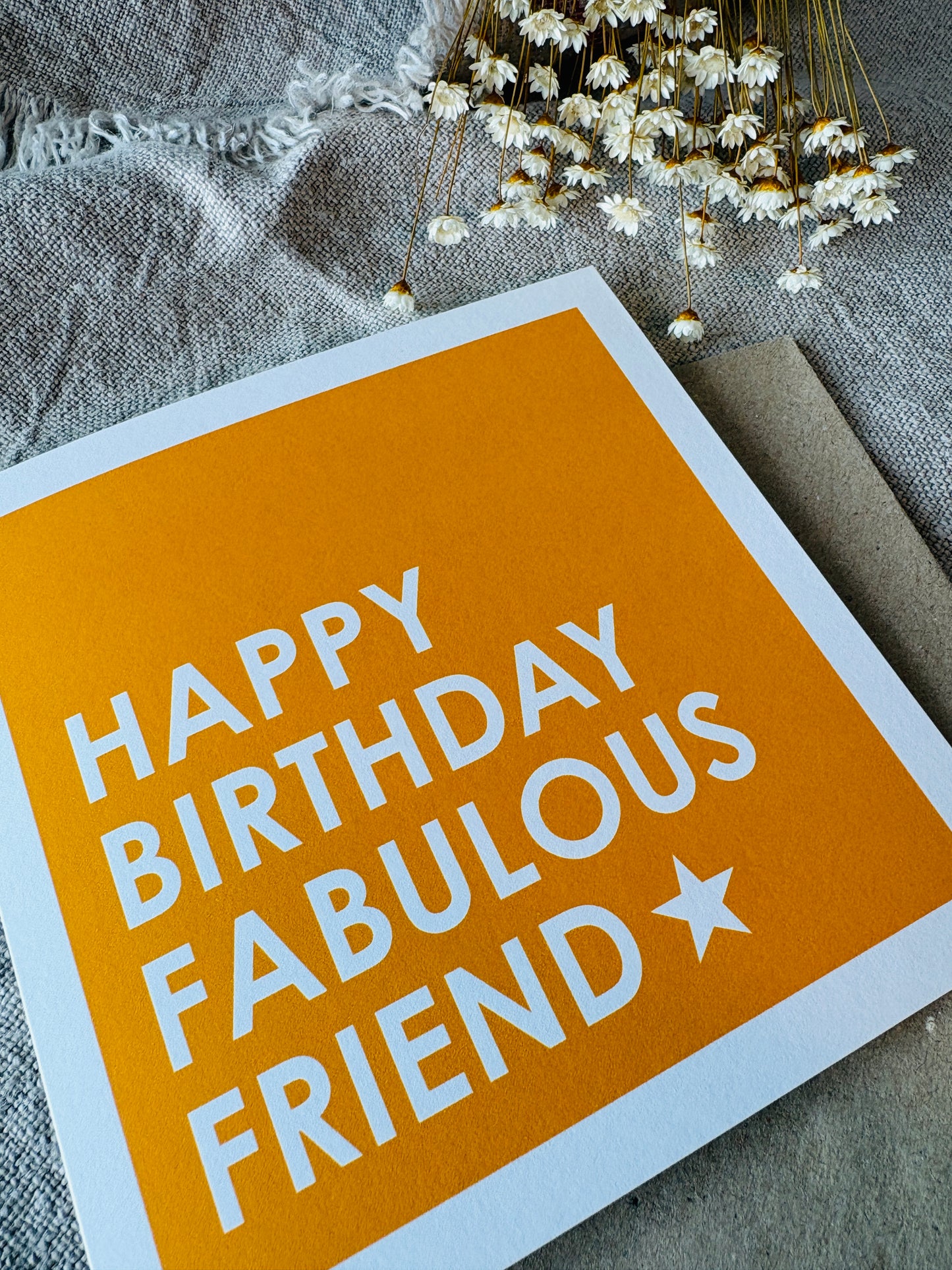 Fabulous Friend, Birthday Card