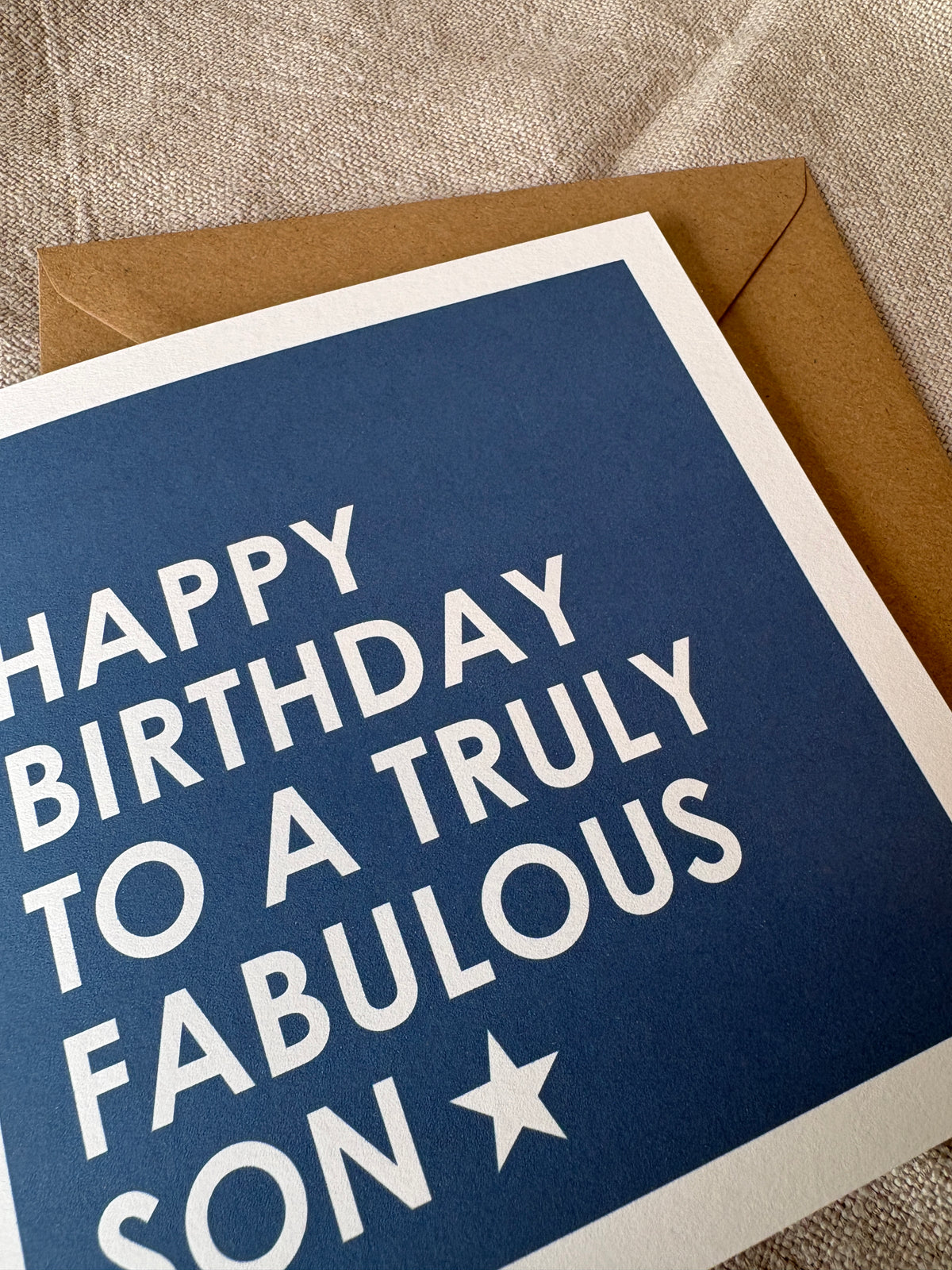Fabulous Son, Birthday Card