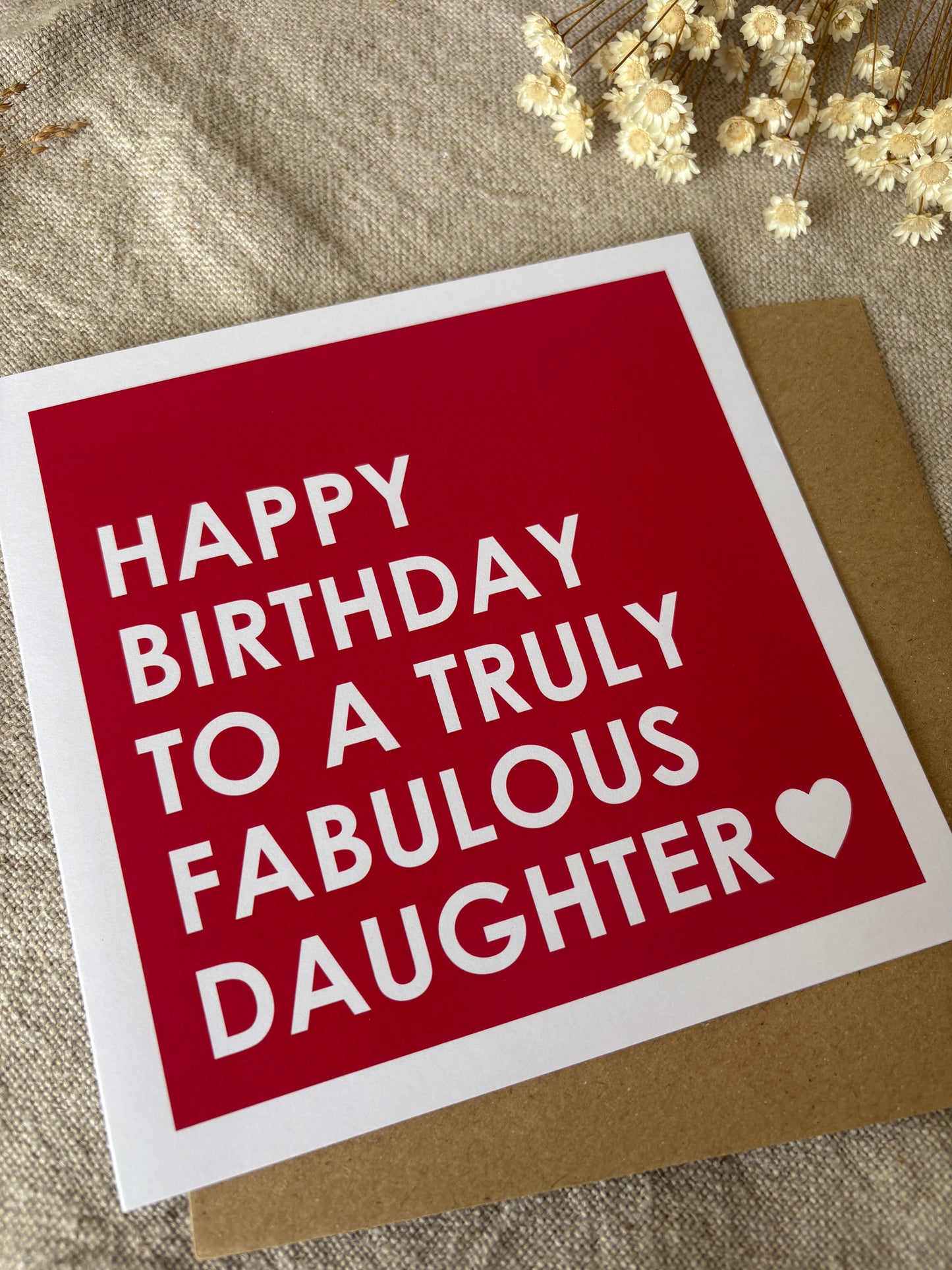 Fabulous Daughter, Birthday Card
