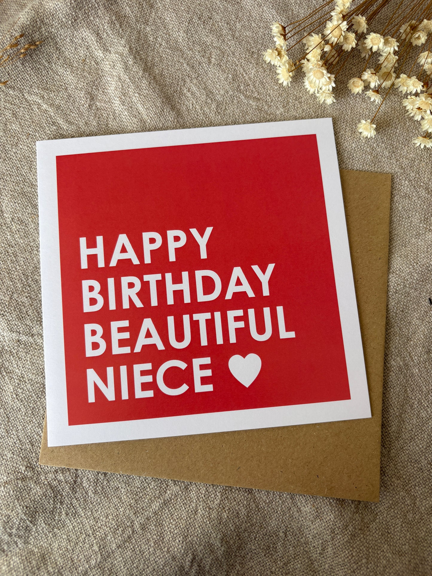 Beautiful Niece, Birthday Card