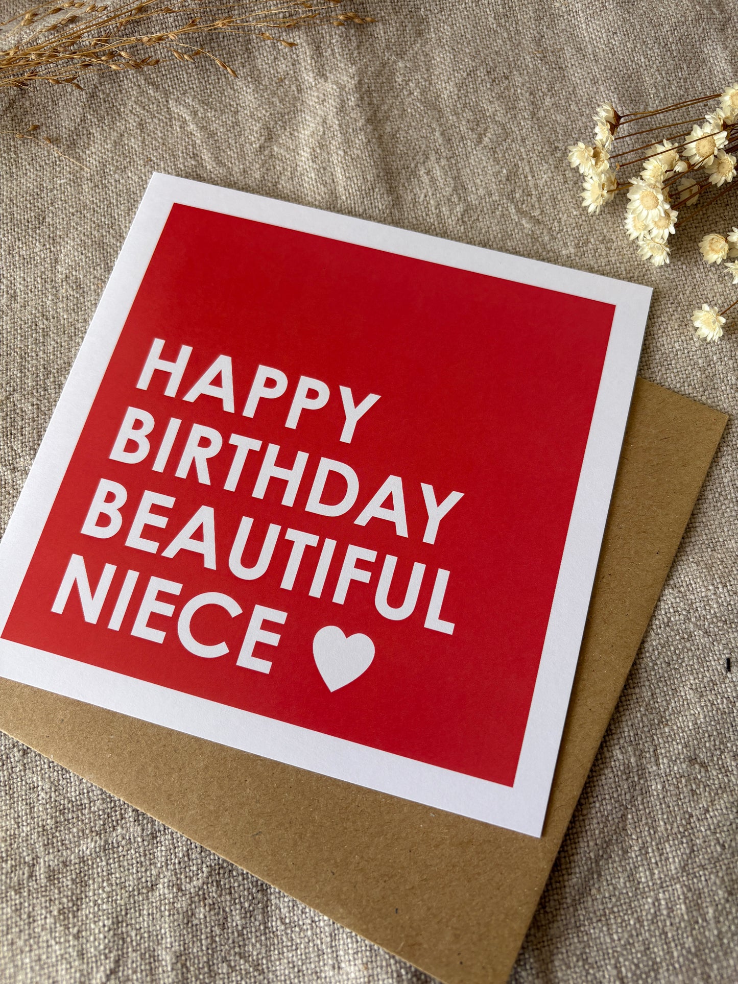 Beautiful Niece, Birthday Card