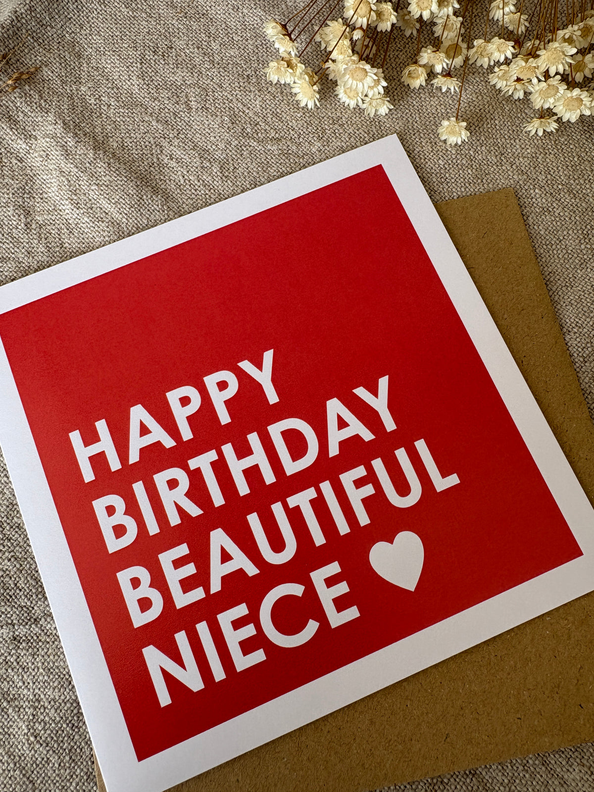 Beautiful Niece, Birthday Card