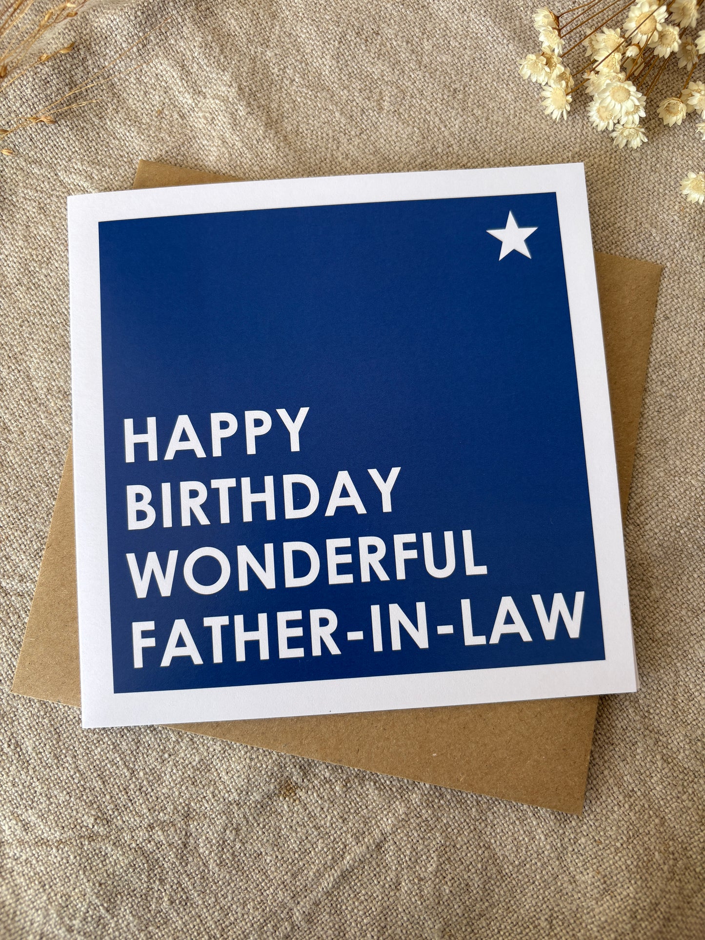 Wonderful Father-In-Law, Birthday Card