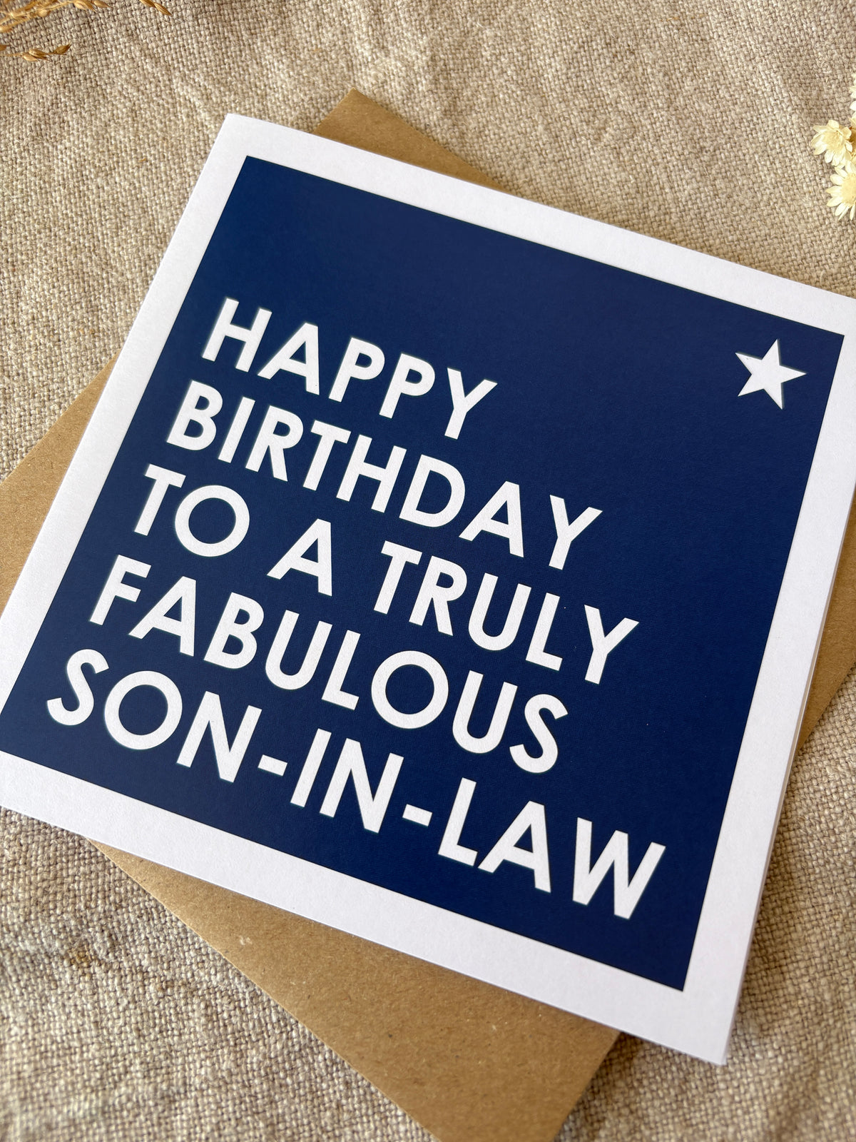 Fabulous Son-In-Law, Birthday Card