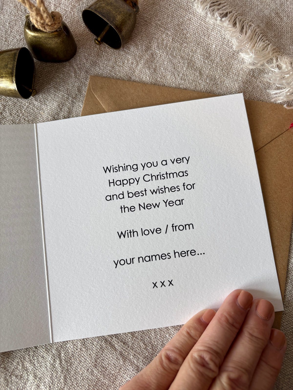 Personalised Christmas Card - Single & Pack - 081